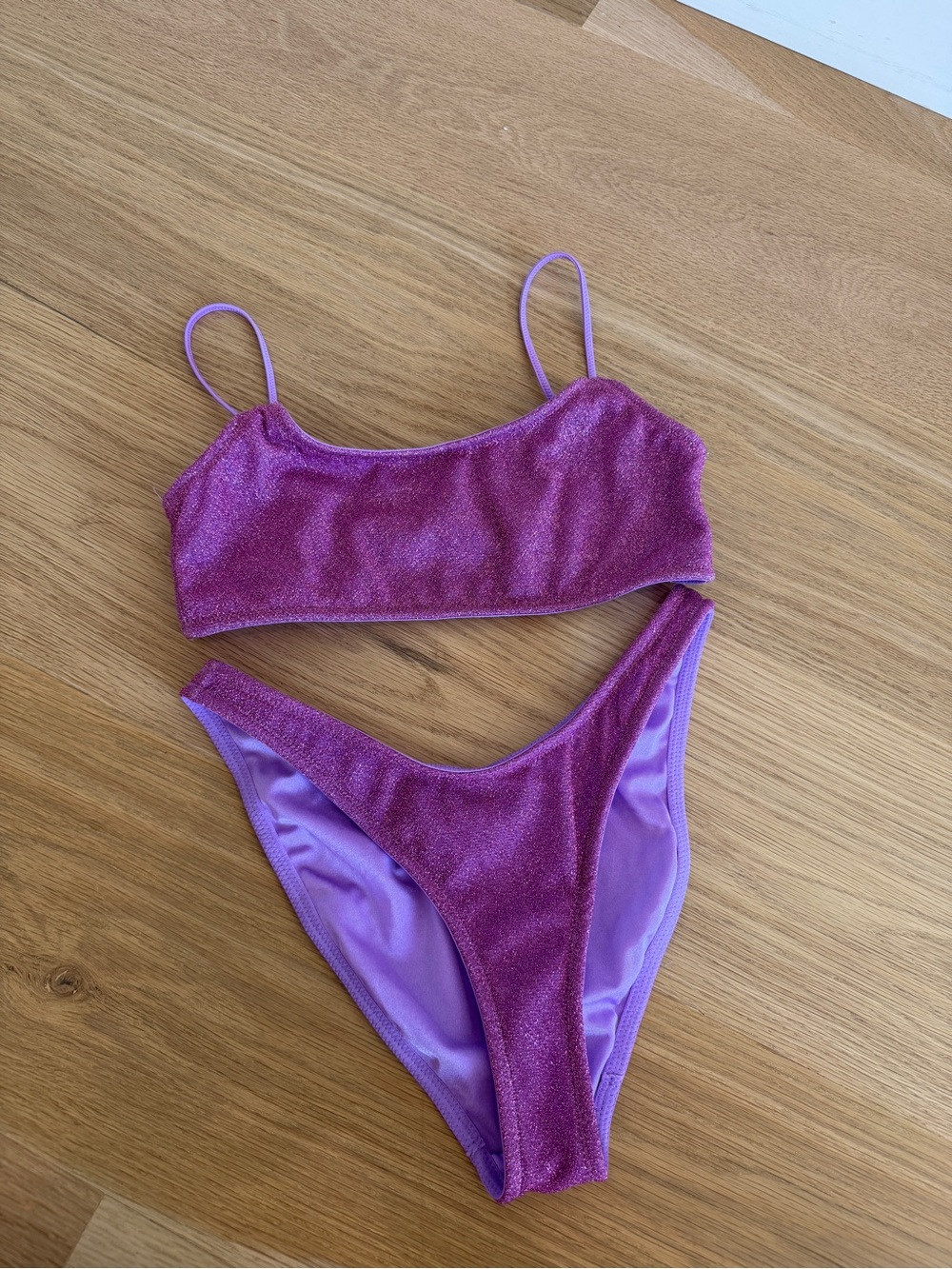 TRIANGL- MICA
VIOLET SPARKLE SET